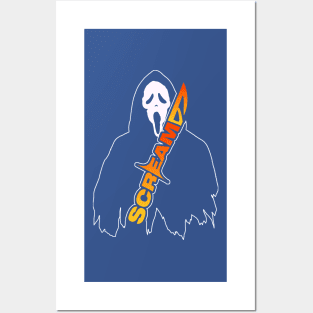 scream VI  (Scream 6)  scary horror movie graphic design by ironpalette Posters and Art